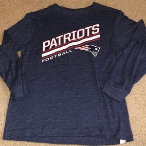 BOYS- New England Patriots Tee- Size M (8)